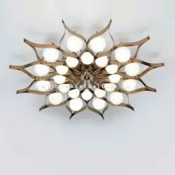 Lampu Gantung Chandelier Tembaga Kuningan